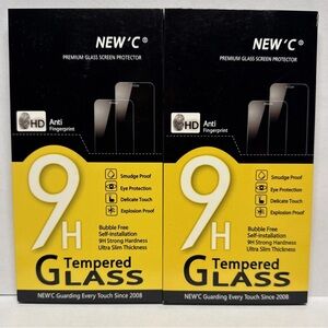 For iPhone 14/15 Pro Max Privacy Screen Protector 6-Pack Tempered Glass